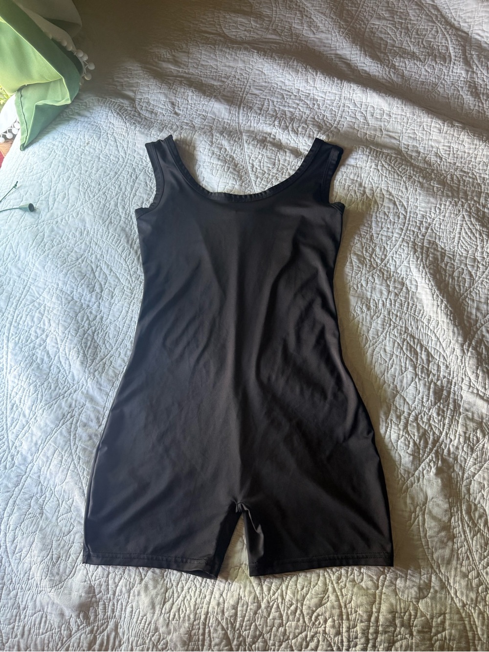 Black Sleeveless Unitard Romper